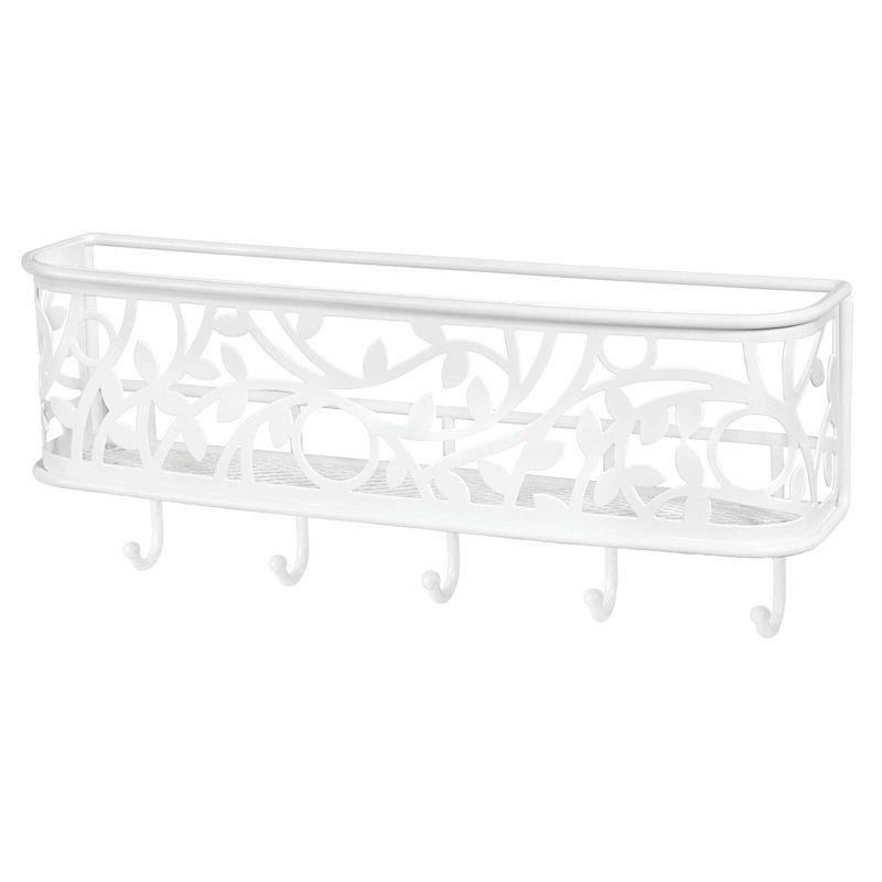 mDesign Metal Wall Mount Entryway Storage, Mail Sorter Basket Wayfair